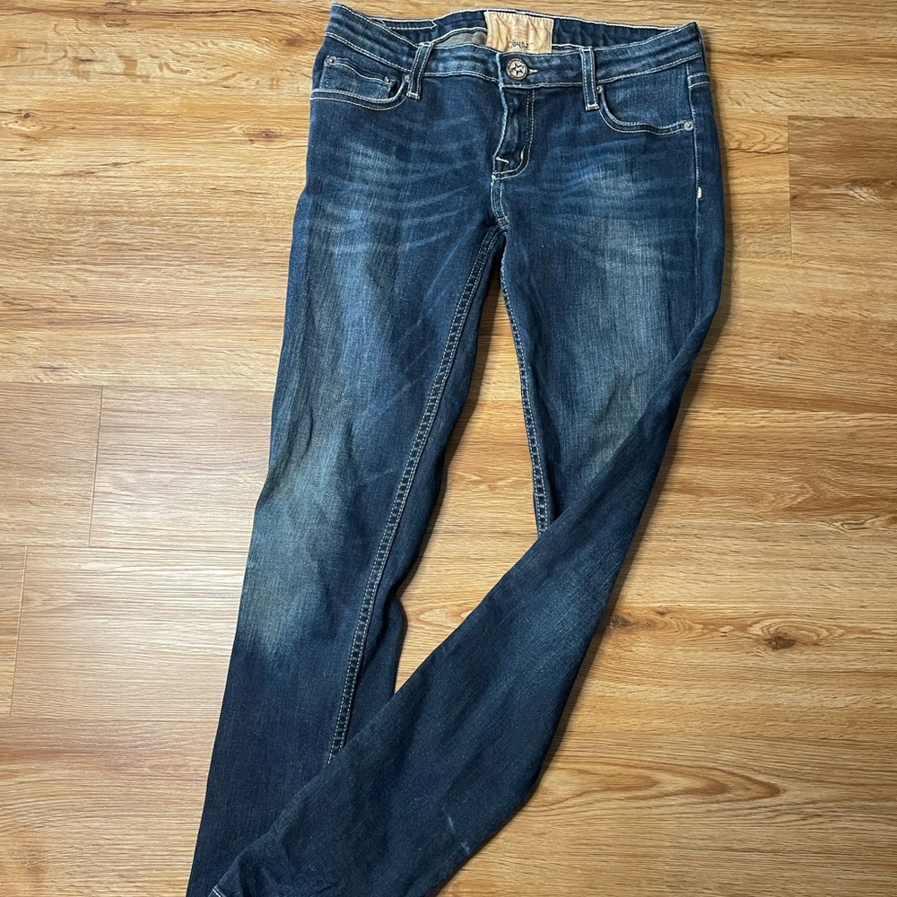 Big Star Jenae Skinny Dark Wash Jeans Size 27 Low Rise